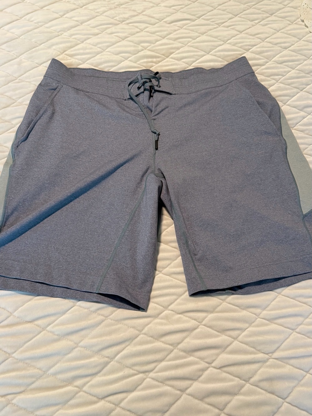 lululemon athletica Men's Swim Hybrids in Heather Slate Blue